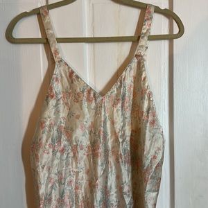 Vintage floral slip